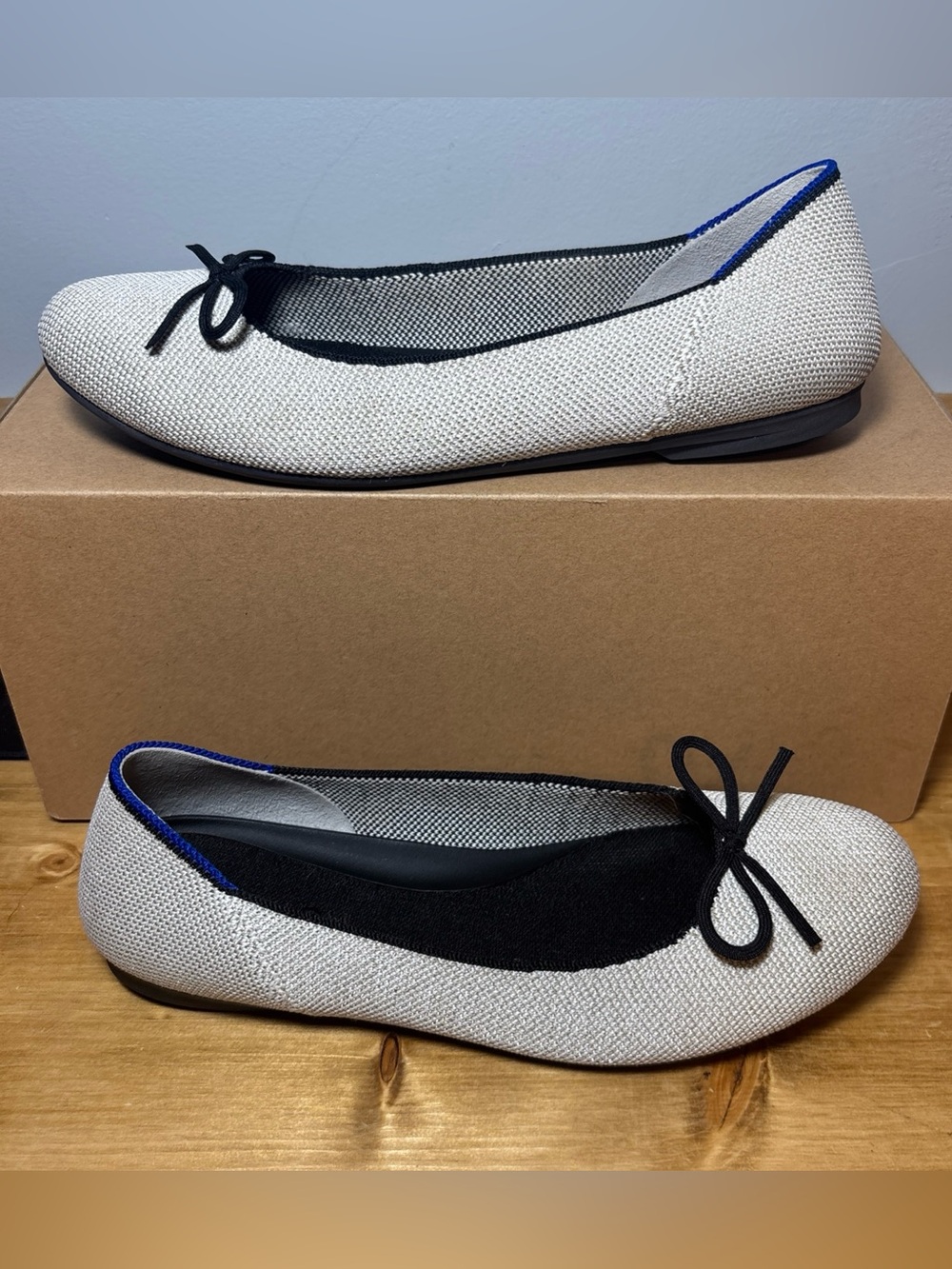 Rothy’s | Ballet Flats Round Toe Silver Sz 8